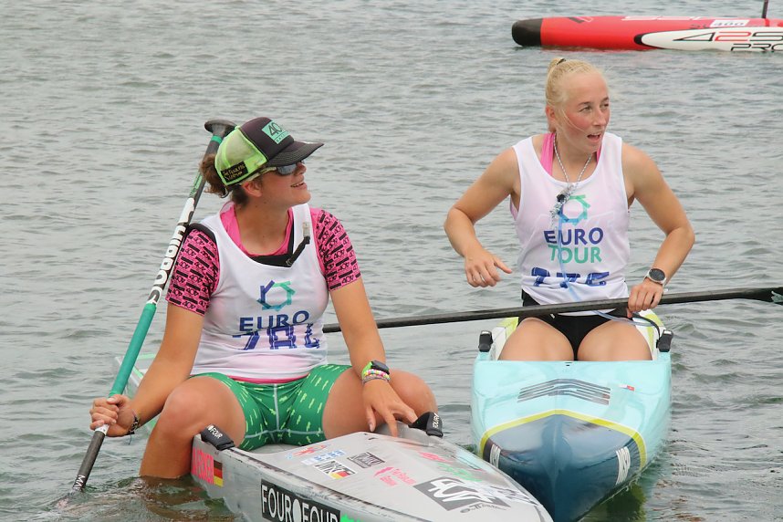 Grand Slam auf dem Wasser: beim EVN Sup Cup traf sich heute wieder die Elite der Stehpaddler auf dem Sundh&auml;user See
