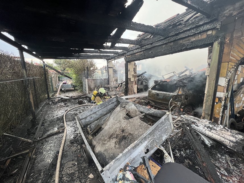 Fotos vom Feuer in Salza