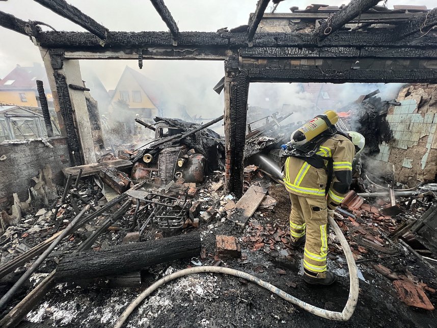 Fotos vom Feuer in Salza