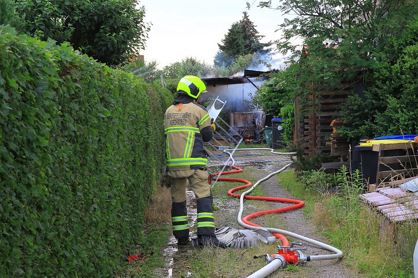 Fotos vom Feuer in Salza