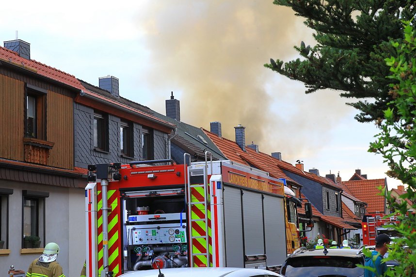 Fotos vom Feuer in Salza