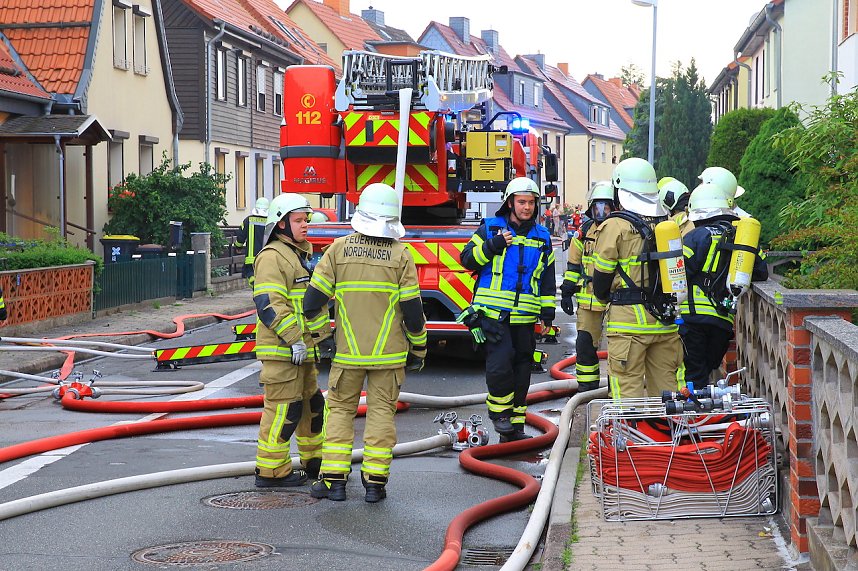 Fotos vom Feuer in Salza