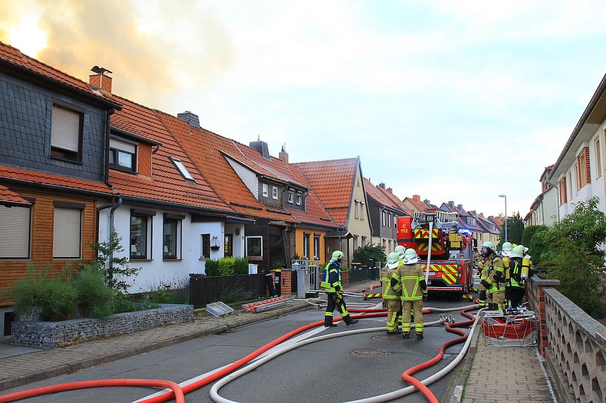 Fotos vom Feuer in Salza