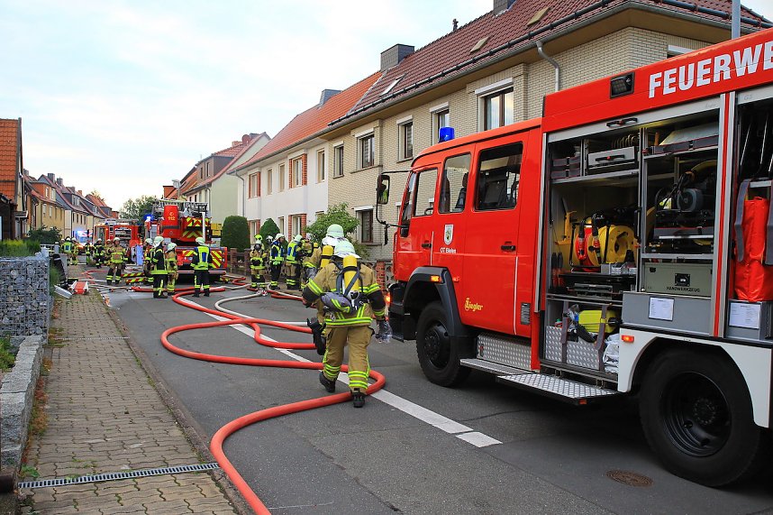 Fotos vom Feuer in Salza
