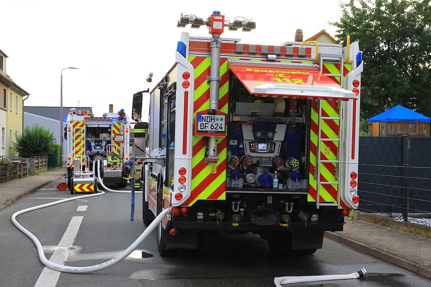 Fotos vom Feuer in Salza