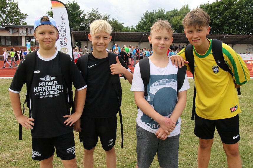 Sportabzeichen-Tour des Deutschen Olympischen Sportbundes macht Halt in Nordhausen