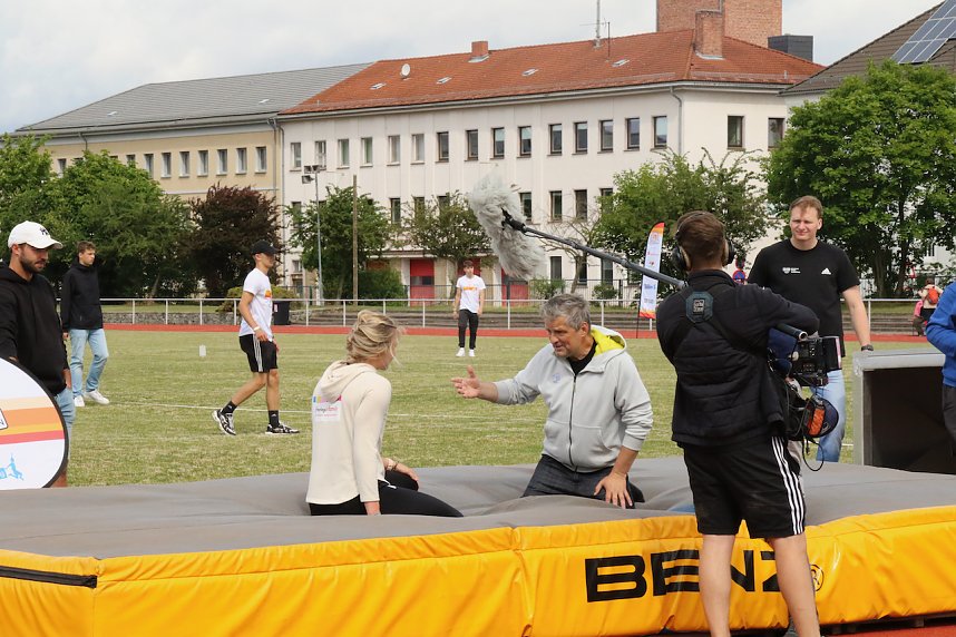 Sportabzeichen-Tour des Deutschen Olympischen Sportbundes macht Halt in Nordhausen