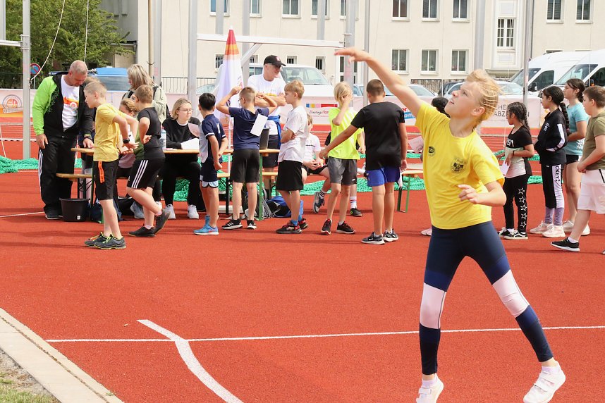 Sportabzeichen-Tour des Deutschen Olympischen Sportbundes macht Halt in Nordhausen