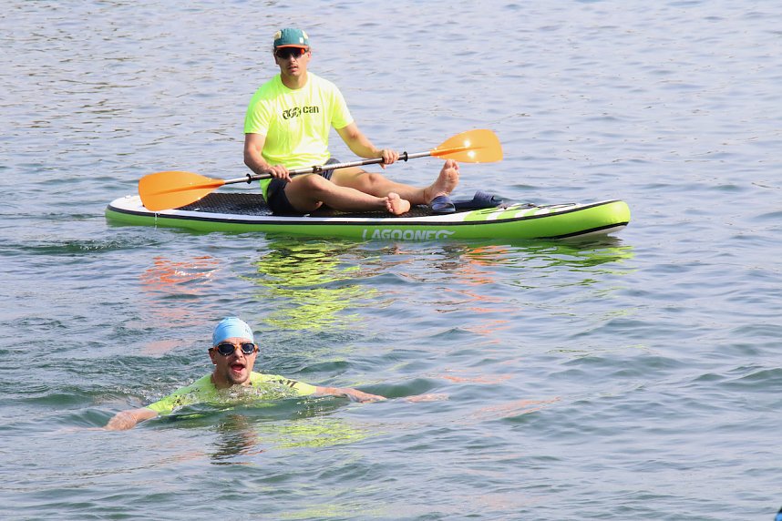 Die ersten Wettk&auml;mpfe beim Scheunenhof-Triathlon