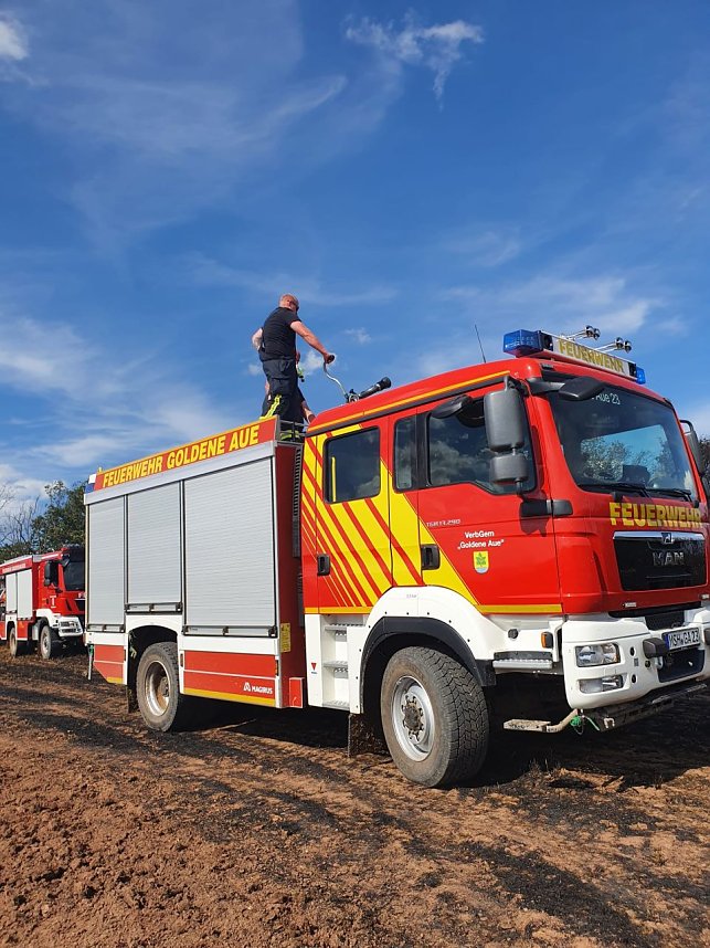 Feuer in der Goldenen Aue