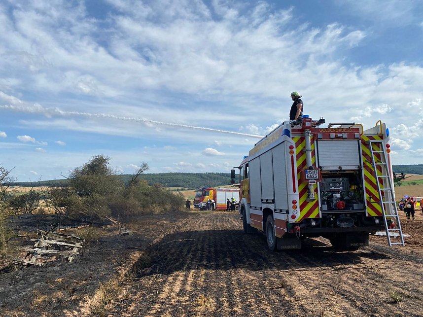 Feuer in der Goldenen Aue