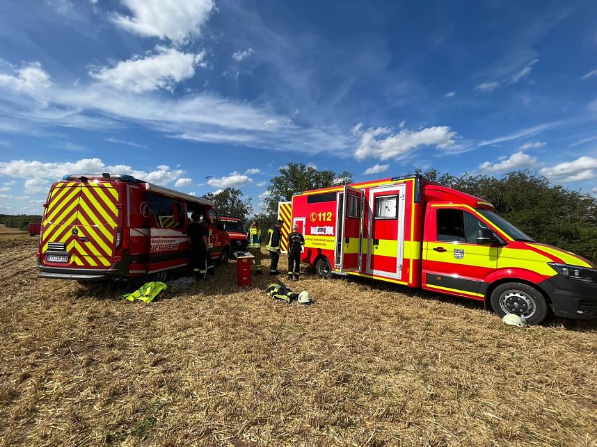 Feuer in der Goldenen Aue