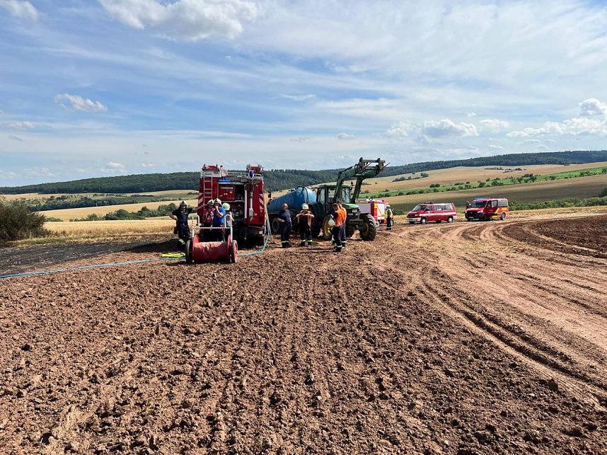 Feuer in der Goldenen Aue