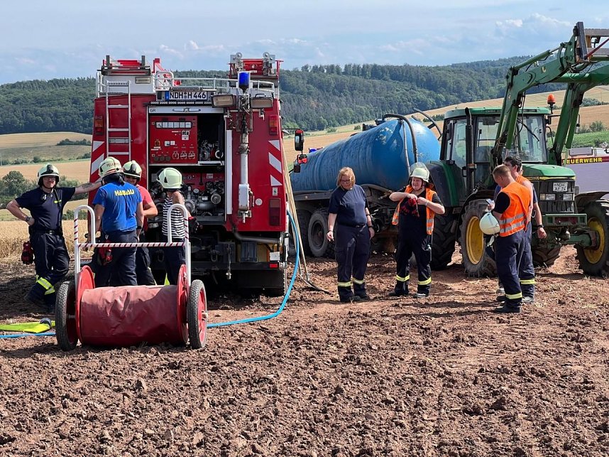 Feuer in der Goldenen Aue