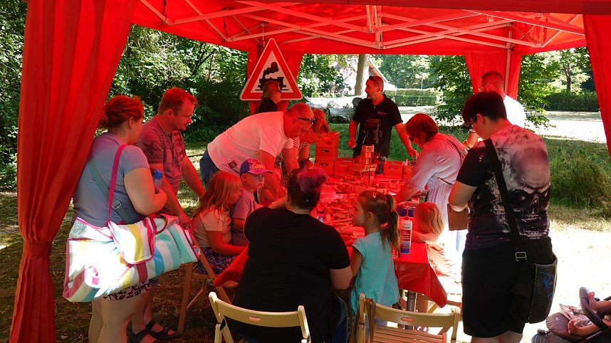 Der Vormittag des Parknicks geh&ouml;rte bereits den Familien