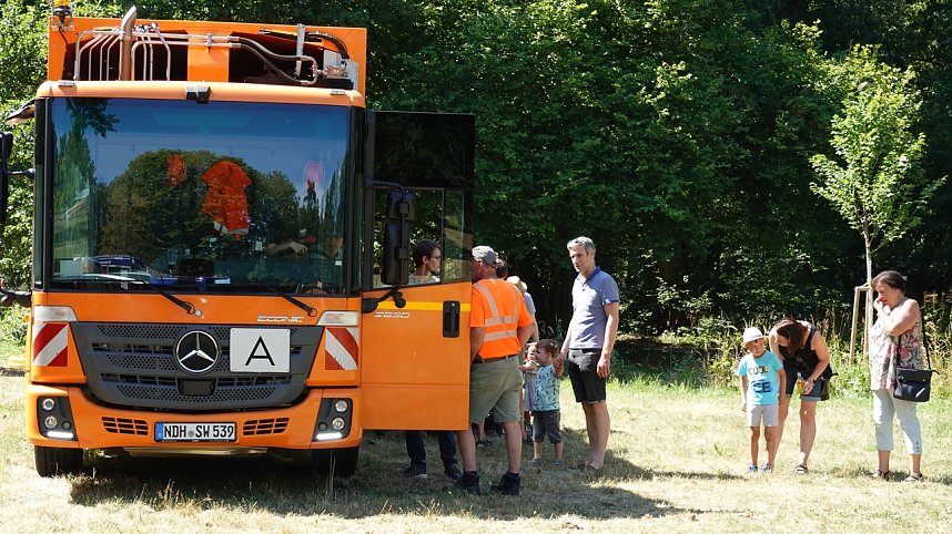 Der Vormittag des Parknicks geh&ouml;rte bereits den Familien