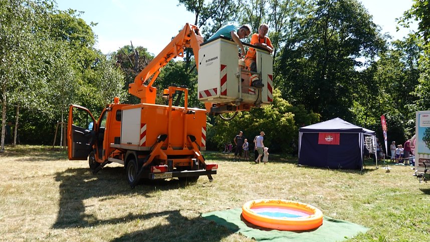 Der Vormittag des Parknicks geh&ouml;rte bereits den Familien
