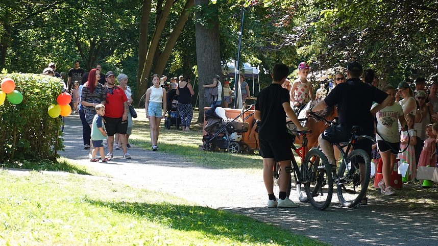 Der Vormittag des Parknicks geh&ouml;rte bereits den Familien