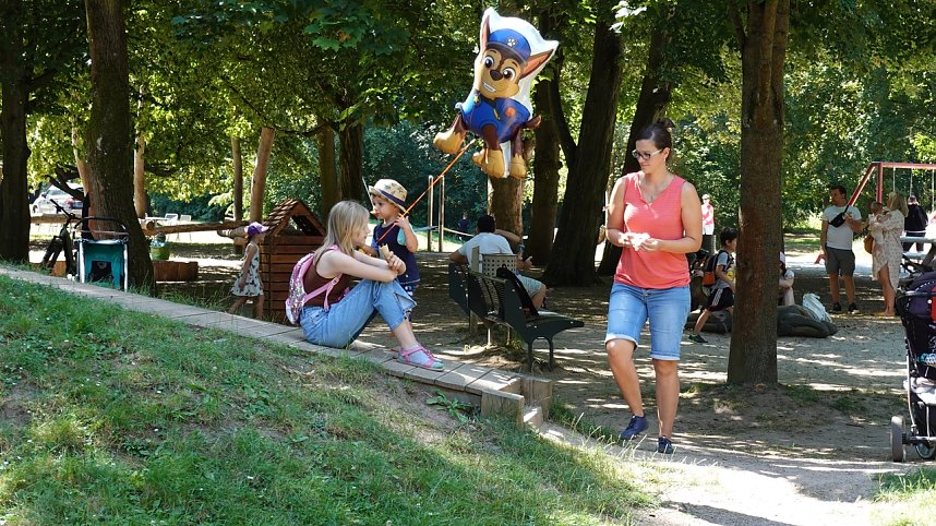 Der Vormittag des Parknicks geh&ouml;rte bereits den Familien