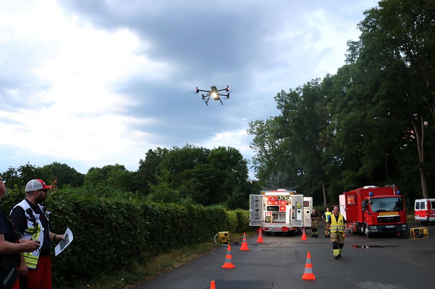 Einsatz&uuml;bung in Nordhausen