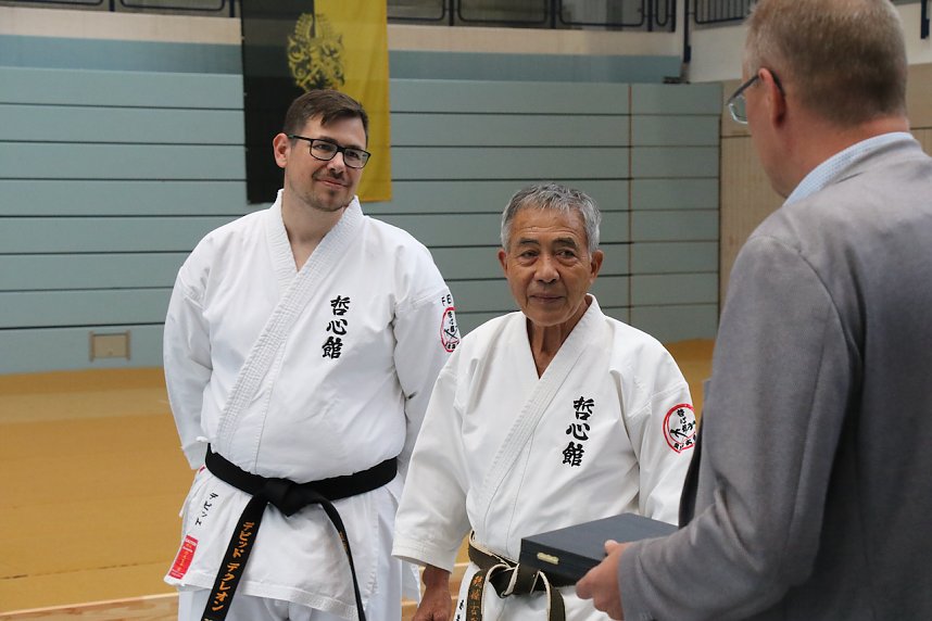 Internationales Karate-Training in der Wiedigsburg-Halle