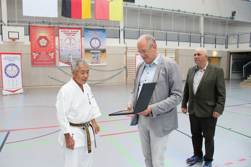 Internationales Karate-Training in der Wiedigsburg-Halle