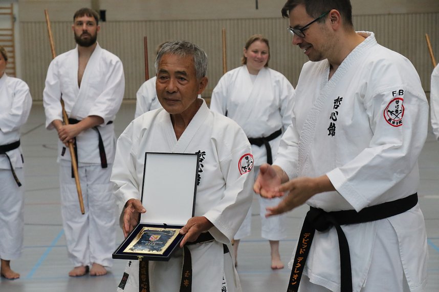 Internationales Karate-Training in der Wiedigsburg-Halle