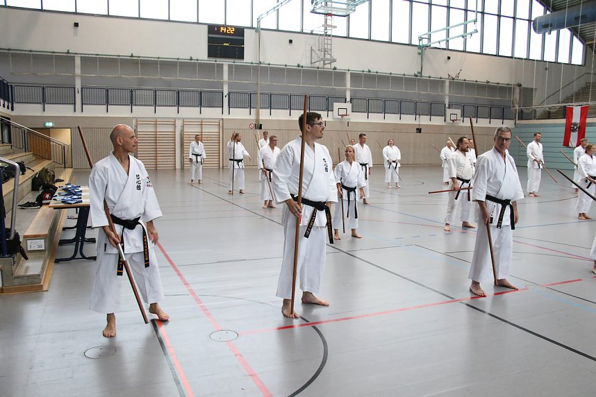 Internationales Karate-Training in der Wiedigsburg-Halle
