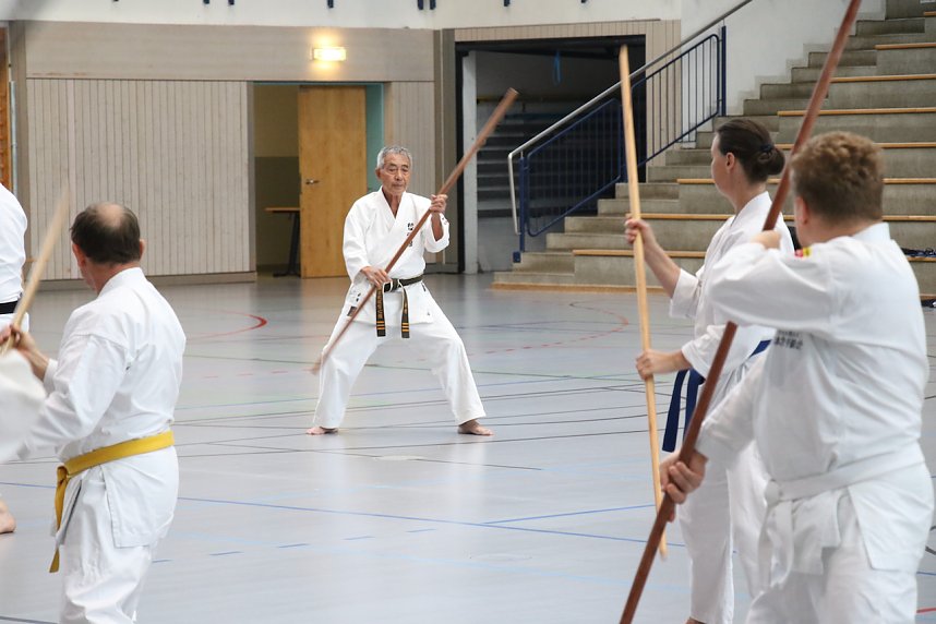 Internationales Karate-Training in der Wiedigsburg-Halle