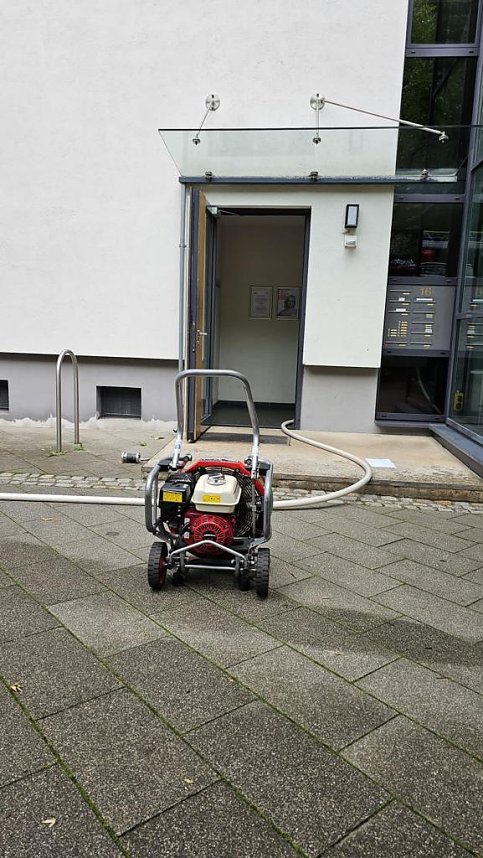 Feuerwehreinsatz in der Rautenstra&szlig;e 16