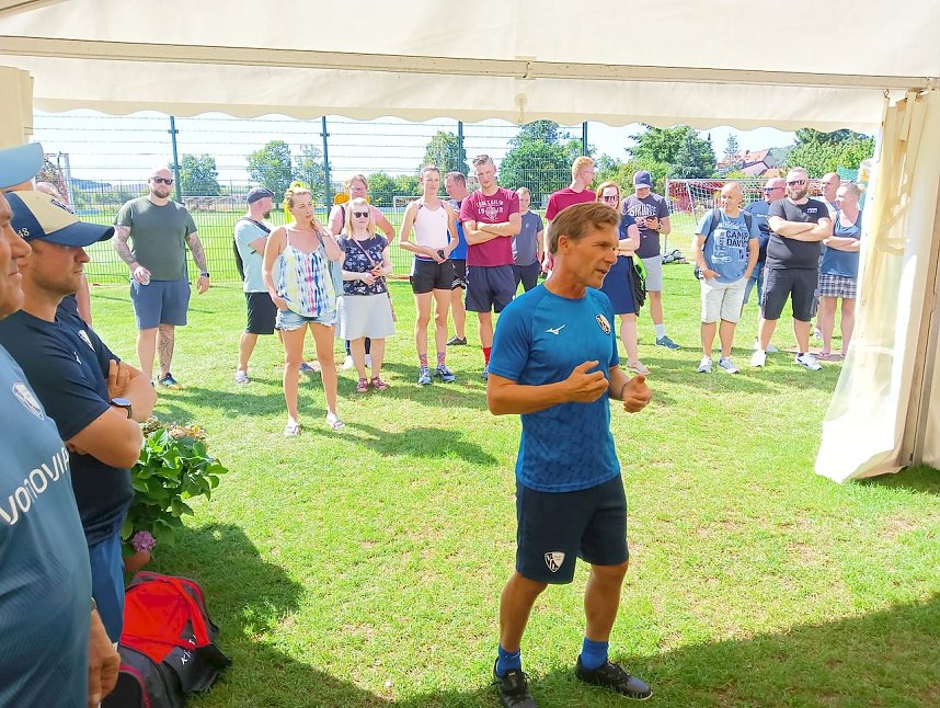 Fu&szlig;balltraining mit ehemaligen Profis bis zum Sonntag bei der TSG Krimderode