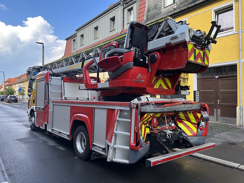 Feuerwehrunfall in Nordhausen