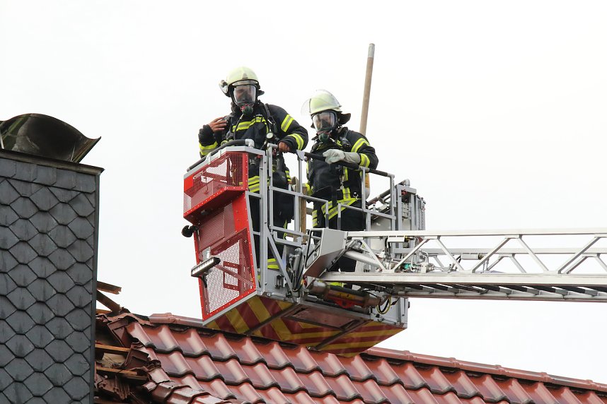 Feuerwehreinsatz in Bielen