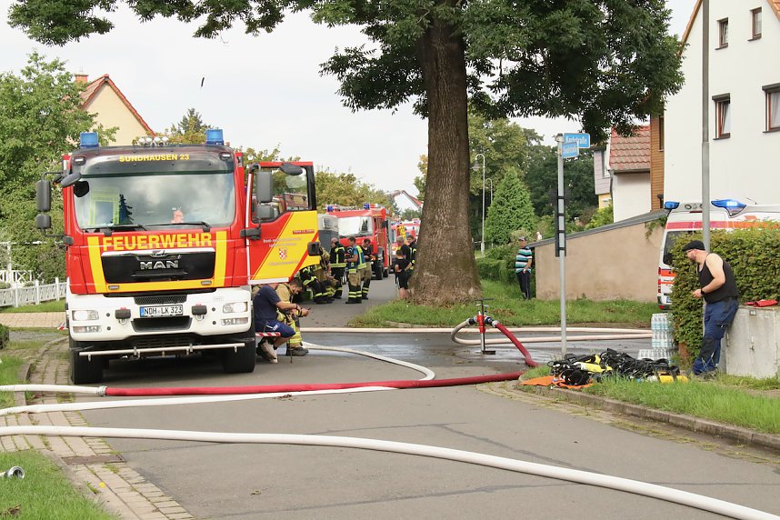 Feuerwehreinsatz in Bielen