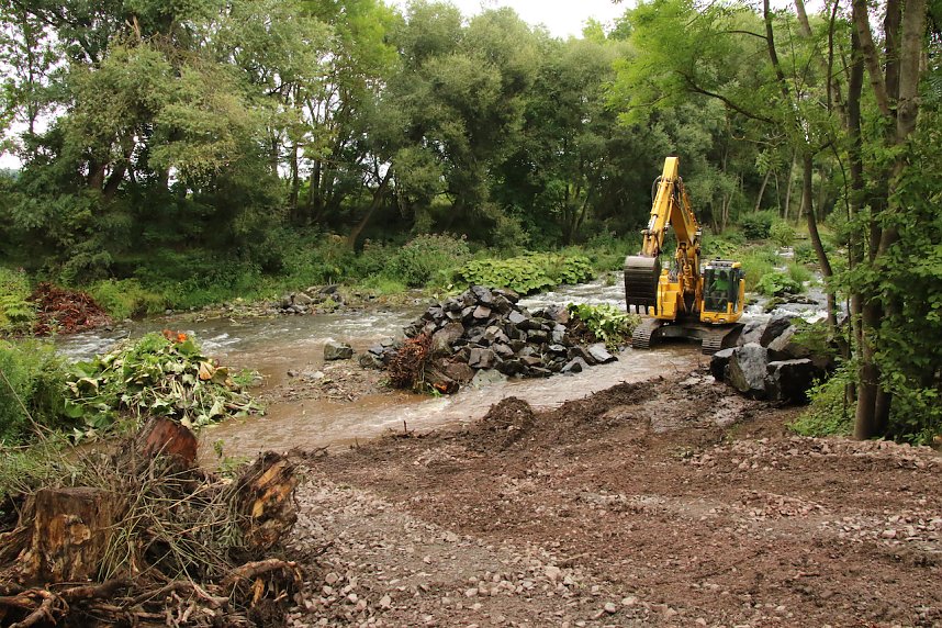 Baggerarbeiten am Zorgeufer