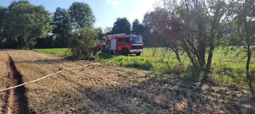 Feldbrand bei Kleinwechsungen