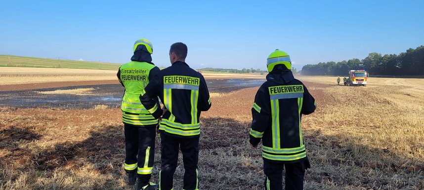 Feldbrand bei Kleinwechsungen