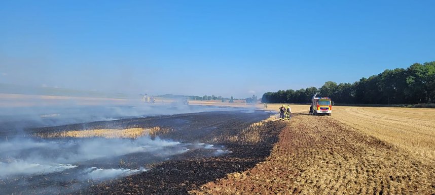 Feldbrand bei Kleinwechsungen