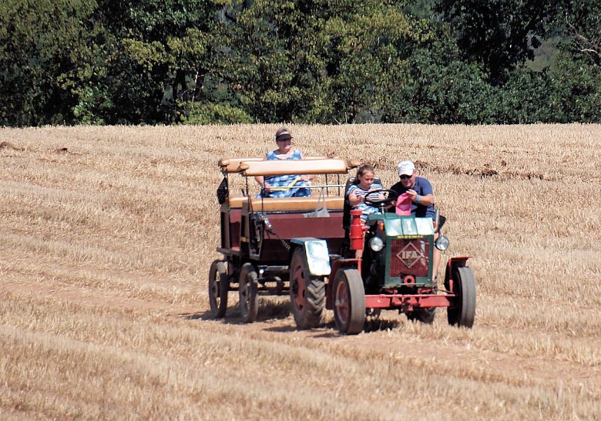 Peter Blei unterwegs auf dem Schleppertreffen in Herrmannsacker