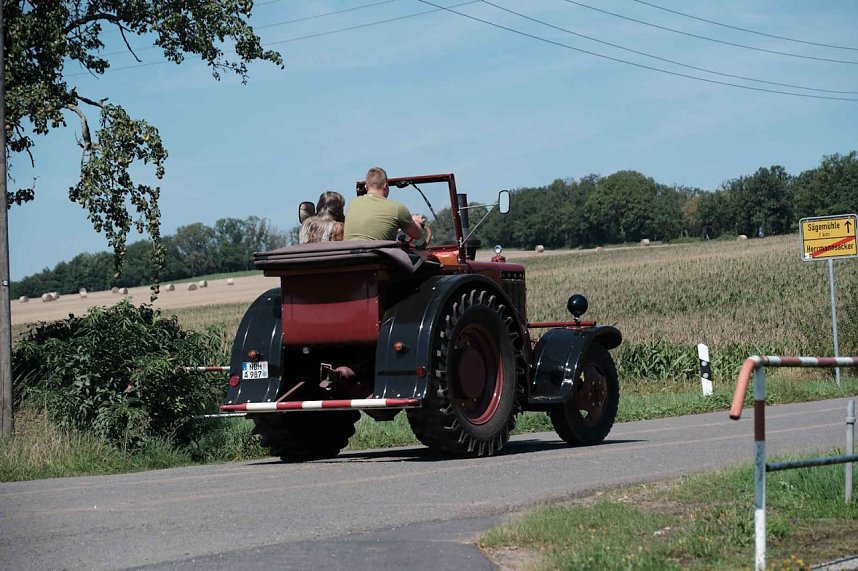 Peter Blei unterwegs auf dem Schleppertreffen in Herrmannsacker