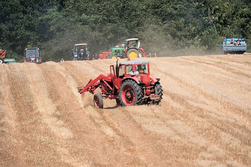 Peter Blei unterwegs auf dem Schleppertreffen in Herrmannsacker