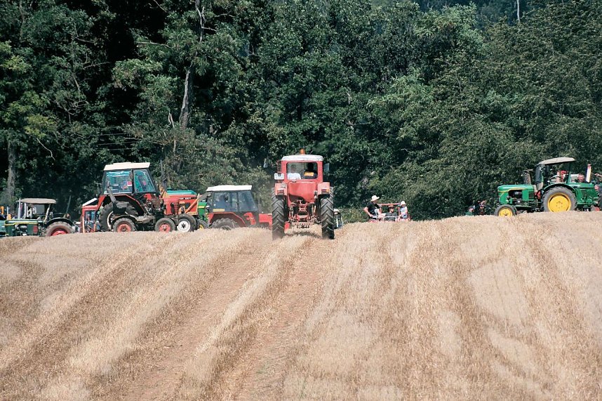Peter Blei unterwegs auf dem Schleppertreffen in Herrmannsacker