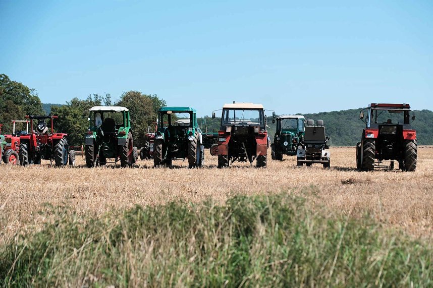 Peter Blei unterwegs auf dem Schleppertreffen in Herrmannsacker