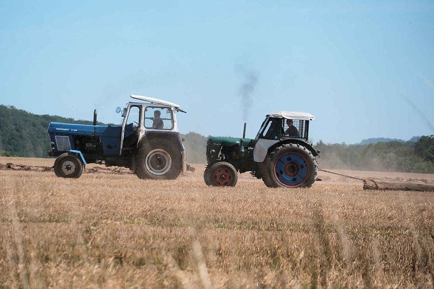 Peter Blei unterwegs auf dem Schleppertreffen in Herrmannsacker