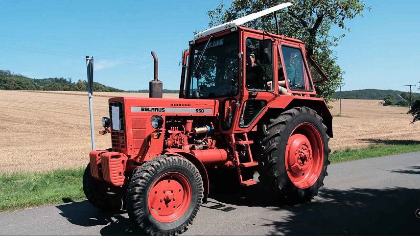 Peter Blei unterwegs auf dem Schleppertreffen in Herrmannsacker