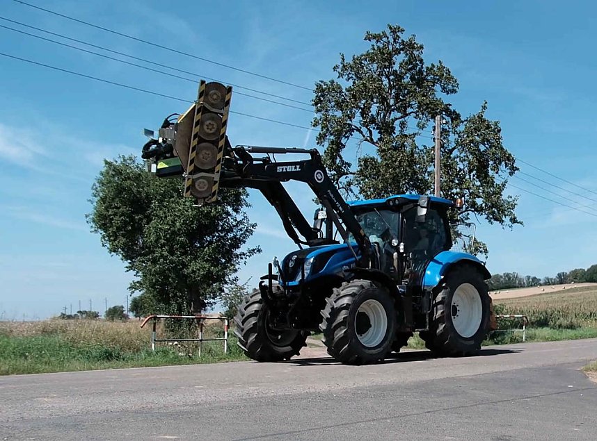 Peter Blei unterwegs auf dem Schleppertreffen in Herrmannsacker