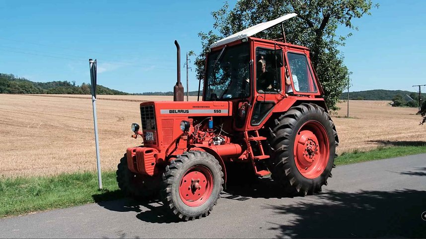 Peter Blei unterwegs auf dem Schleppertreffen in Herrmannsacker