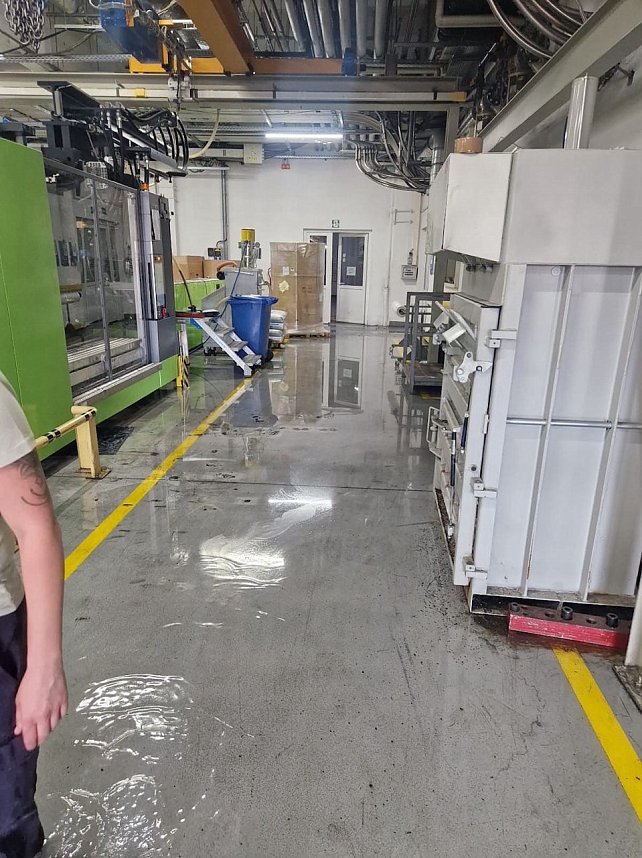 Sch&auml;den der Unwetter gestern und heute Morgen