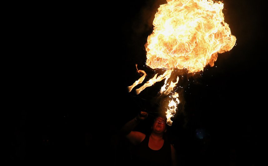 Feuer & Flamme am Kiesschacht in Nordhausen