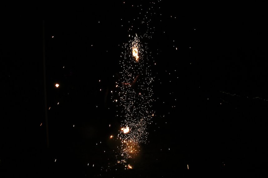 Feuer & Flamme am Kiesschacht in Nordhausen